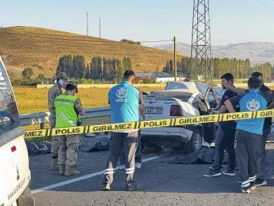 Erzurum'da feci kaza! 4 kişi öldü