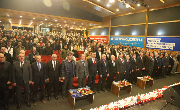 Erzurum'da Deprem ve Prefabrikasyon Teknolojisi Çalıştayı düzenlendi