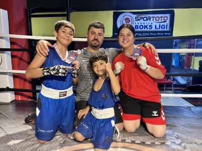 Siirt’te Baba ve Çocukları Ringde Tarih Yazıyor