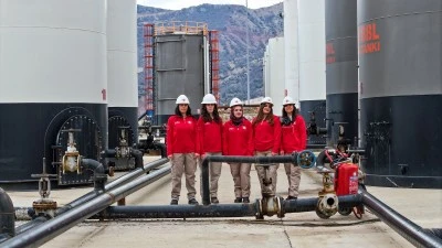 Gabar'da T&uuml;rkiye'nin enerjisine g&uuml;&ccedil; katan kadınlar 8 Mart'ta da g&ouml;rev başında