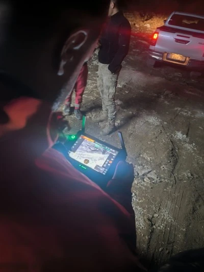 Gabar Dağı'nda yolunu kaybeden tır sürücüsü termal dron ile bulundu