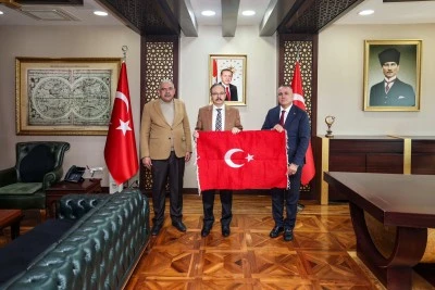 Genel Başkan Mehmet G&uuml;ng&ouml;r&rsquo;den Vali Kızılkaya&rsquo;ya Ziyaret