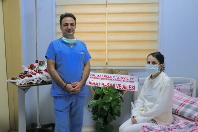 Irak'ta mutfak tüpünün patlaması sonucu ağır yaralanan kadın Van'da sağlığına kavuştu