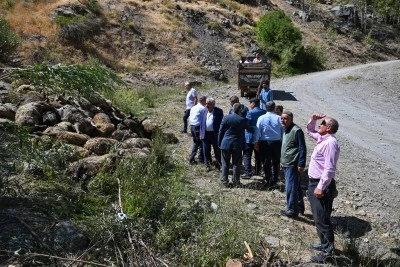 Kayalık alandan düşen 334 küçükbaş hayvan telef oldu