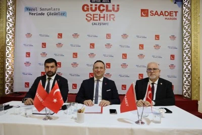 Saadet Partisi Genel Başkan Yardımcısı Tekin, Mardin'deki çalıştayda konuştu: