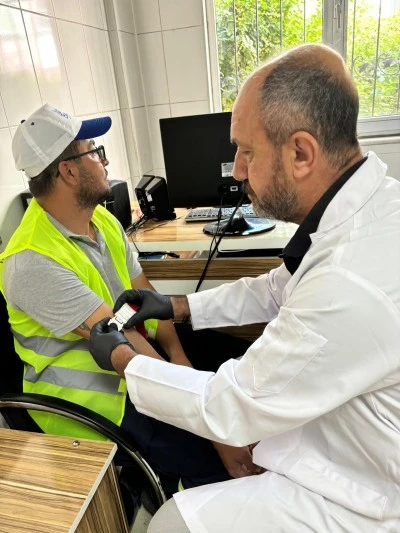 Batman Belediyesi'nde 380 personele sağlık taraması yapıldı