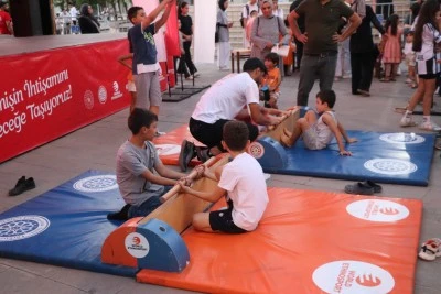 Geleneksel Oyunlar Tırı, Siirt'te çocuklarla buluşturuldu