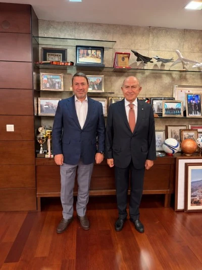 Siirt&nbsp;TSO Başkanı Kuzu'dan Limak Holding onursal başkanı &Ouml;zdemir'e ziyaret