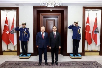 SİİRT VALİSİ KIZILKAYA&rsquo;DAN EMNİYET GENEL M&Uuml;D&Uuml;R&Uuml; FİDAN&rsquo;A ZİYARET