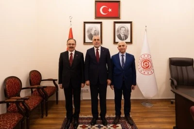 Vali Kızılkaya ve Milletvekili Gül’den Bakan Işıkhan’a Ziyaret