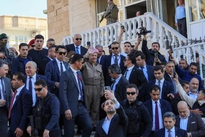 KDP Başkanı Mesut Barzani, Şırnak'ta ziyaretlerde bulundu