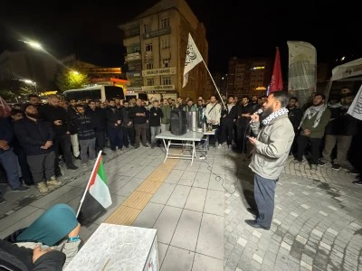 Van, Muş ve Bitlis'te İsrail'in Küresel Sumud Filosu'na saldırılarına tepki