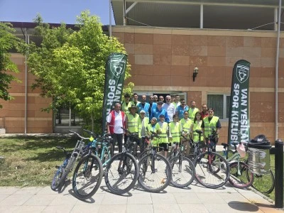 Van ve Hakkari'de Yeşilay'ın geleneksel bisiklet turu düzenlendi