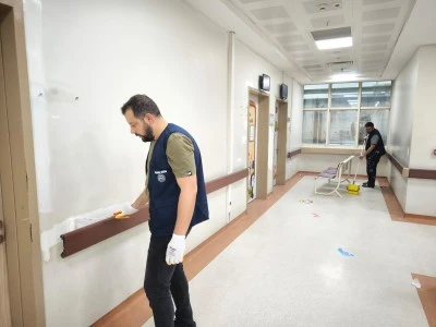 Siirt&nbsp;Eğitim ve Araştırma Hastanesi'nde yenileme &ccedil;alışmaları devam ediyor
