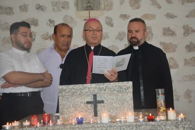 Fransa'da yaşayan Asuriler Şırnak'taki köylerinde ayin yaptı