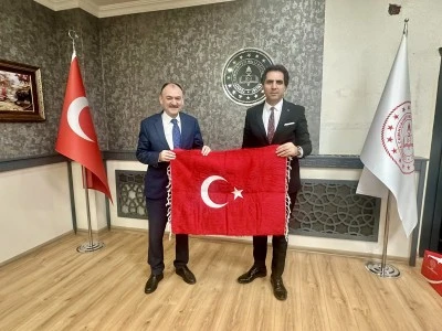 İlhan Saz&rsquo;dan Van İl Mill&icirc; Eğitim M&uuml;d&uuml;rl&uuml;ğ&uuml;ne Ziyaret