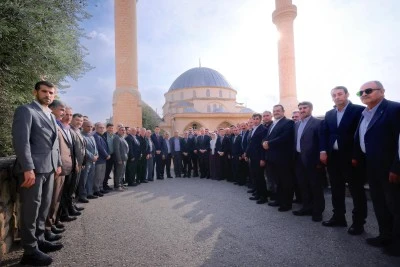 Mardin Valisi Akkoyun Derik'te mahalle muhtarlarıyla istişare toplantısı düzenledi