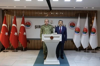 2. Ordu Komutanı Orgeneral Ergün, Şırnak Valisi Ekici'yi ziyaret etti