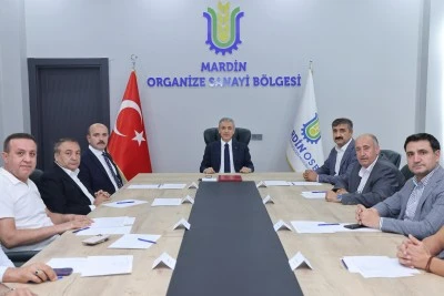 Vali Akkoyun, Mardin OSB yönetimi ve müteşebbislerle bir araya geldi
