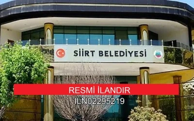 SİİRT BELEDİYESİ İÇİN YENİ HAL BİNASI, ULAŞIM MÜDÜRLÜĞÜ HİZMET BİNASI VE MAKİNE İKMAL ATÖLYESİ PROJE İŞİ