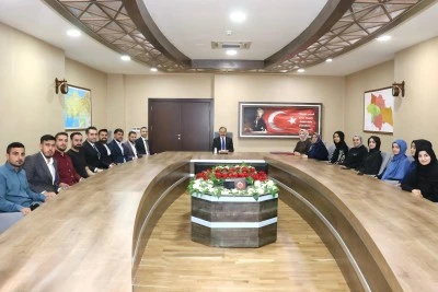 Vali Kemal Kızılkaya'ya, TÜGVA Siirt il yönetiminden ziyaret