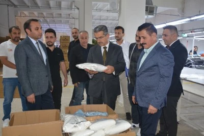 Şırnak Valisi Ekici, tekstil atölyesini ziyaret etti
