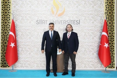 Hakkari &Uuml;niversitesi Rekt&ouml;r&uuml; Gen&ccedil;celep&rsquo;ten Siirt &Uuml;niversitesi&rsquo;ne Ziyaret