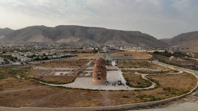 Hasankeyf'teki tarihi yapılar havadan görüntülendi