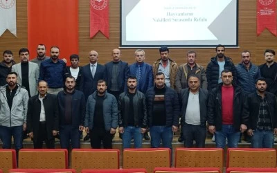 Hayvan Nakliyecilerine Siirt&rsquo;te Yeterlilik Belgesi Verildi