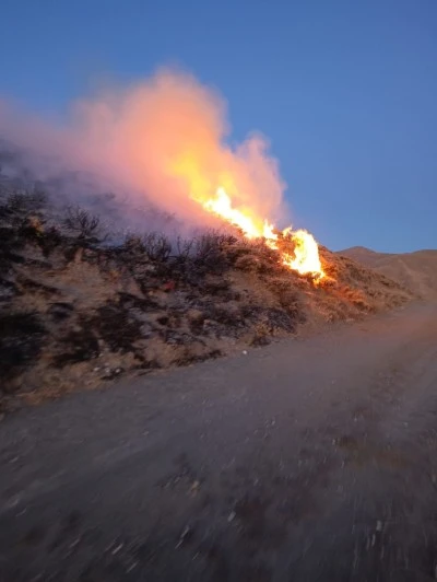 Hizan'da çıkan anız yangını söndürüldü