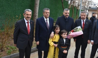 İ&ccedil;işleri Bakanı &Ccedil;ift&ccedil;i, Siirt'in komşu ilinde ziyaretlerde bulundu