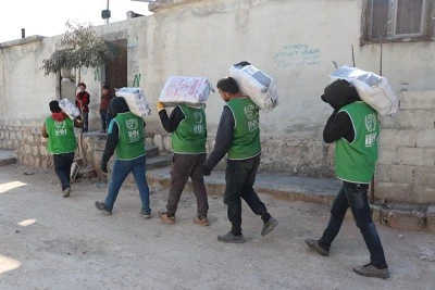İHH'nin ramazan yardımları Kilis'ten T&uuml;rkiye'ye dağıtılacak