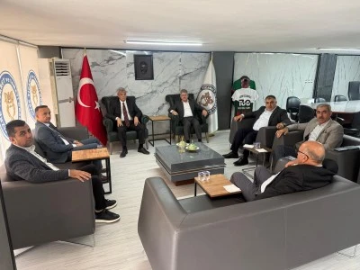 İpekyolu Gümrük ve Dış Ticaret Bölge Müdürü Hüseyin Şanverdi'den Cizre TSO ziyaret