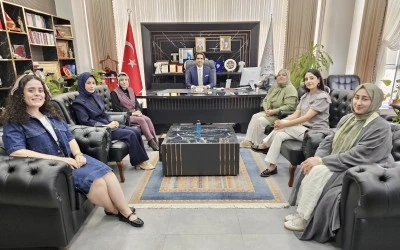 KADEM Siirt İl Temsilciliğinden İl Milli Eğitim M&uuml;d&uuml;r&uuml; İlhan Saz'a Ziyaret