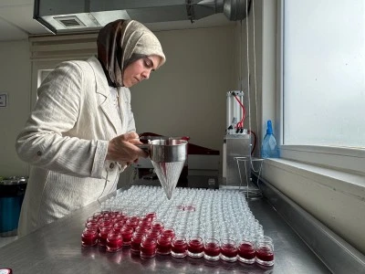 Kadın girişimci ürettiği organik kozmetik ürünlerle &quot;Cosmos Sertifikası&quot; aldı