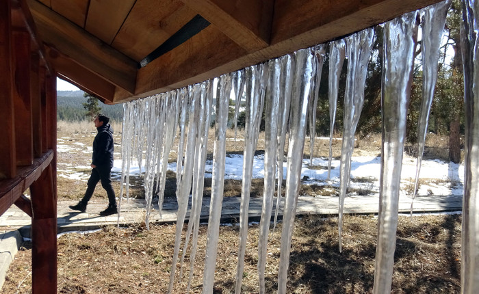 Kars'ta soğuk hava etkisini sürdürüyor