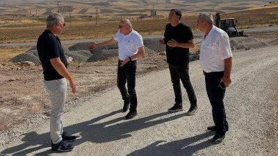 Kayabağlar–Yanarsu Grup Yolunda Çalışmalar Sona Yaklaştı