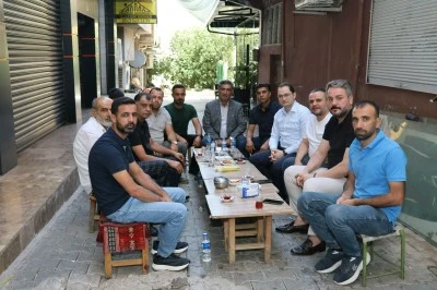 Kaymakam Başara, Kurtalan'da Esnafla Bir Araya Geldi