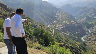 Kaymakam, Grup Yolundaki Çalışmaları İnceledi