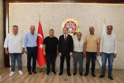 Kaymakam Salih Başara'ya Hayırlı Olsun Ziyaretleri S&uuml;r&uuml;yor