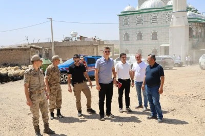 Kaymakam Samet Serin Köyde Altyapı Çalışmalarını İnceledi