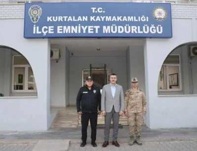 Kaymakam Serin’den Yeni İlçe Emniyet Müdürüne Ziyaret