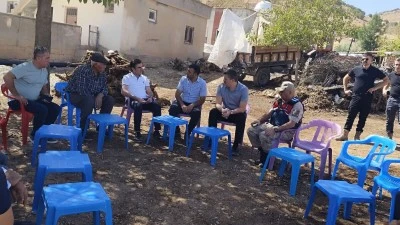 Kaymakam Serin köylerde içme suyu tesislerini inceledi