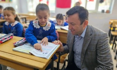 Kaymakamdan köy okullarına ziyaret