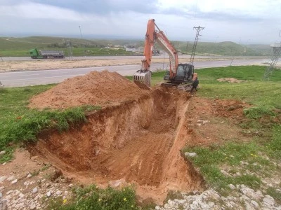 Kazılan hendeklerle Cizre Fay Hattı'nın deprem &uuml;retme potansiyeli belirleniyor