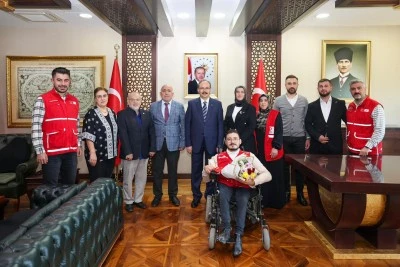 Kızılay Heyetinden Siirt Valisi Kızılkaya’ya Ziyaret