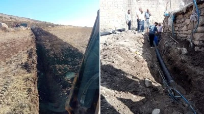 Köylerde Kanalizasyon Hattı Yenileniyor