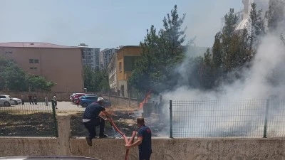 Kurtalan 112 Acil Servis İstasyonu Bahçesindeki İhmal Yangına Neden Oldu!