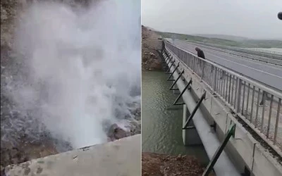 Kurtalan&rsquo;a i&ccedil;me suyu sağlayan ana su hattı patladı, ekipler &ccedil;alışma başlattı!