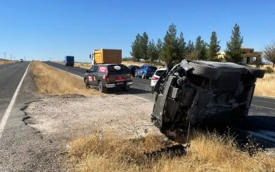 Kurtalan-Batman karayolunda devrilen otomobildeki sürücü yaralandı